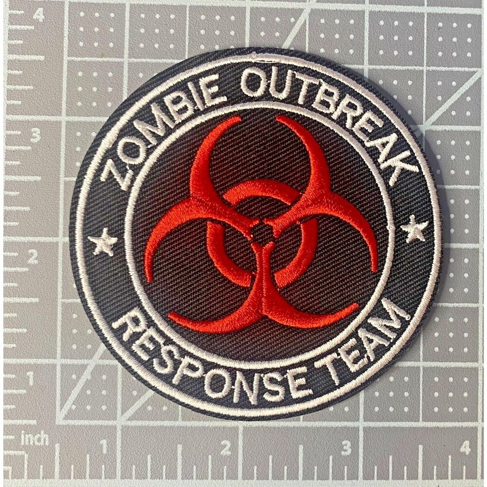 Zombie Outbreak Response Team 3" Embroidered Iron-on Patch